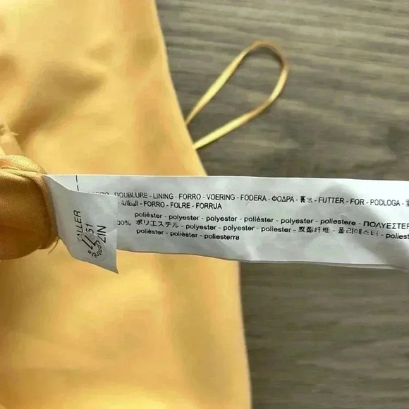 🔥Zara🔥 | Yellow stretchy bodysuit with  silver accent - Picture 11 of 11